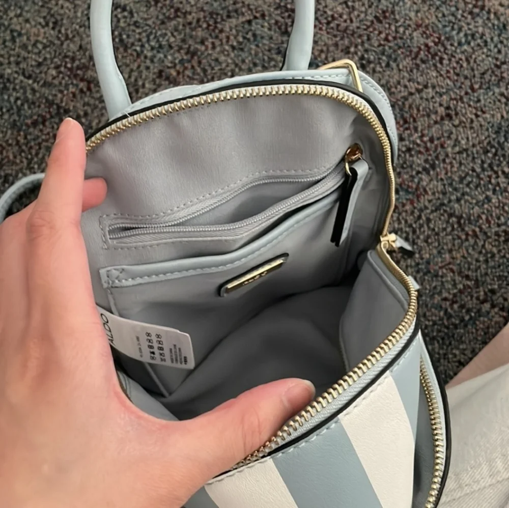 Aldo Striped and Floral Mini Backpack